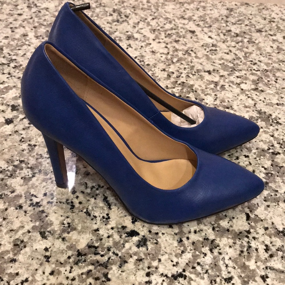 Blue heels